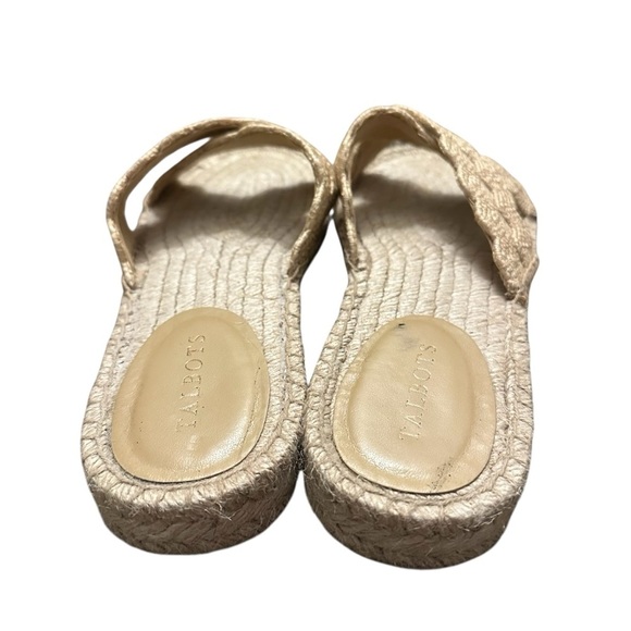 Talbots Hester Crisscross Raffia Espadrille Flat Sandals 11 - Picture 12 of 15